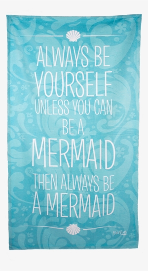 Where To Buy - Fin Fun Mermaid Always Be A Mermaid Beach Towel - 30 #401993