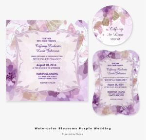 Elegant Floral Wedding Design With Soft Watercolor - Birthday #403772