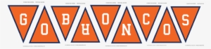 Printable Broncos Banner “ - Greeting Card #403912