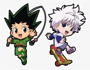 Hisoka Drawing Gon - Hunter X Hunter Chibi #404008