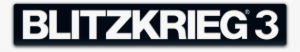Blitzkrieg3 Logo En - Blitzkrieg 3 Logo Png #405162
