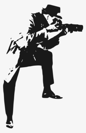Spy Man Taking Photo Vector - Photography Logo Vector Free Download Png #405681