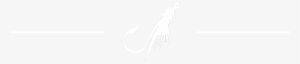 Fly Fishing Hook Icon Divider - Line Art #405941