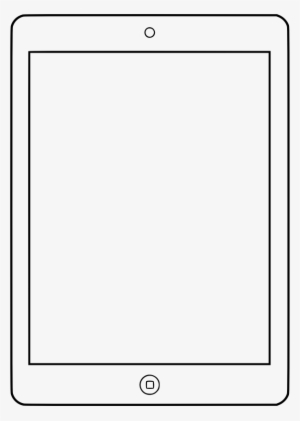 28 Collection Of Apple Ipad Clipart Black And White - Ipad Clipart Black And White #406078