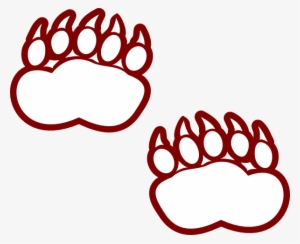 Graphic Library Bobcat Clipart Wolf Paw - Polar Bear Paws Cartoon #406154