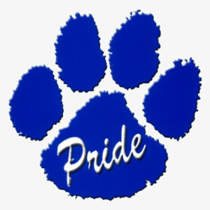 Bobcat Paw Print Clipart - Villa Rica High School Logo #406179