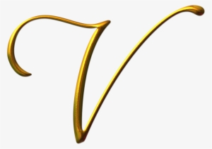 Letter V, Gold Letters, Logos, Craft, Monogram Tote, - Letra V Dorada Png #406558