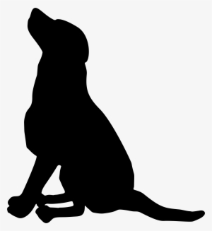 This Free Icons Png Design Of Sitting Dog Silhouette #406630