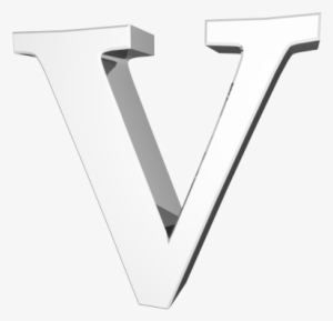 View All Images-1 - Alphabet V In 3d #406945