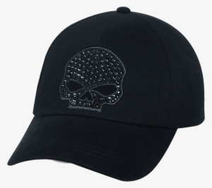 H-d Women's Skull Rhinestone Cap - Woman #406968
