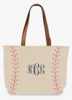 Baseball Stitch Monogram Tote - Cve:png #407065