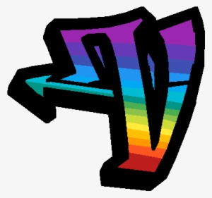 Grafiti Letter V - Letter #407066