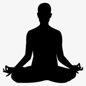 Basic Yoga - Meditation Images Black And White #407230