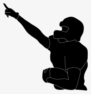 American Football Player - American Football Player Silhouette Transparent #408028