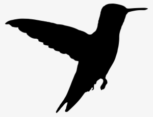 This Free Icons Png Design Of Hummingbird Silhouette #408596