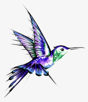 Jpg Download Free Tattoos Png Transparent Images Download - Desenho Do Beija Flor #409121