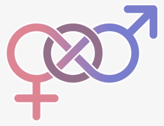 A Bisexual Symbol Consisting Of A Male Sign And Female - Gender Sensitization #409425