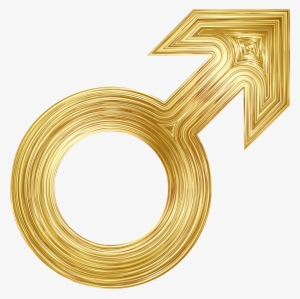 This Free Icons Png Design Of Male Symbol Gold #409541