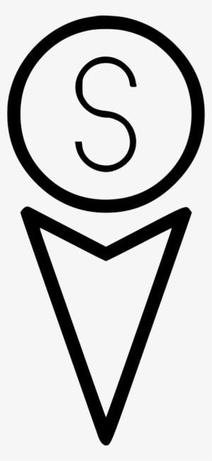 Arrow South Direction Svg Png Icon Free Download - South Arrow Clip Art #409569