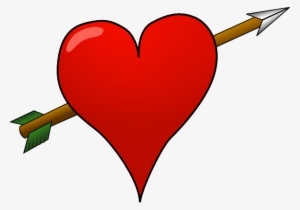 Heart Arrow Clip Art Free Vector 4vector - Bow And Arrow Heart #409838
