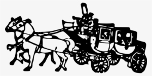 Stagecoach-157449 - Kereta Kuda Vektor #4000088