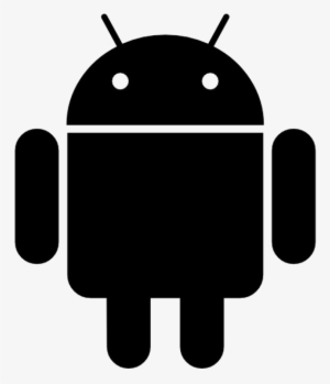 Android Png Resolution - Android Logo Black Png #4000263