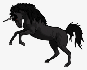 Unicorn - Dark Unicorn Png #4000950