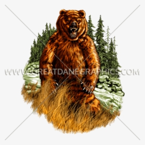 Wildlife Bear - Wildlife - Wild Bear Portrait T-shirt #4000981