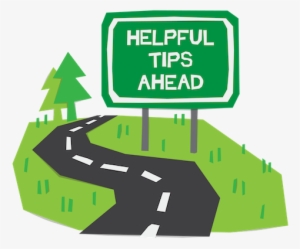 Curvy Country Road Illustration With A Road Sign That - Road #4001543