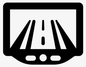 Gps With Road Vector - Gps Navigator Icon Png #4001682