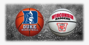 Duke Devils Vs Wisconsin Badgers - Duke Blue Devils Basketball Logo Fatheads #4001998