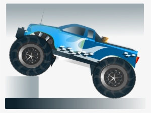 Clipart Monster Truck Stunt - Personalized Monster Truck Invitations #4002248