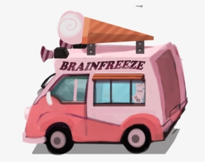 Ice Cream Truck Png Download - Ice Cream Trucks Cartoon #4002310