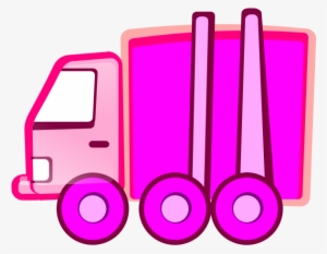 How To Set Use Pink Truck Clipart - Truck Pink Png #4002586