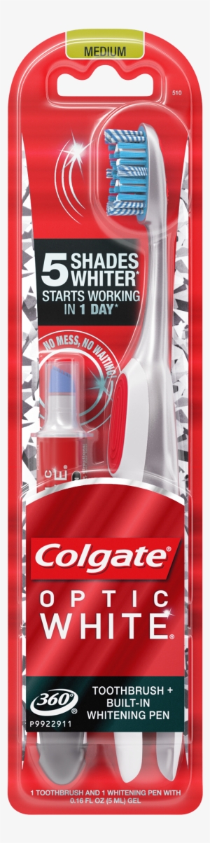 Colgate Optic White Toothbrush And Teeth Whitening - הלבנת שיניים קולגייט #4002819 Colgate Optic White Toothbrush And Teeth Whitening - הלבנת שיניים קולגייט #4002819