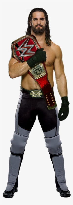 Seth Rollins With The Wwe Championship Belt 2015 Sports #4003827