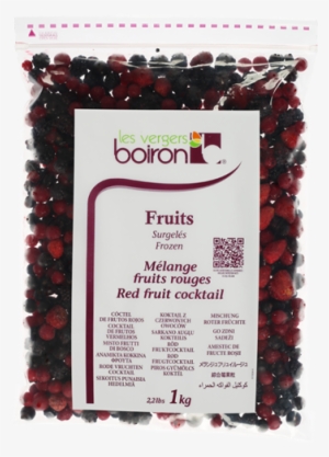 Boiron Iqf Red Fruits Cocktail - Les Vergers Boiron Fruits Iqf Frozen Strawberry 1kg #4004181