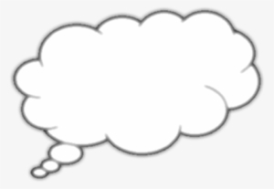 Thinking Bubble Png - Cloud Bubble Transparent Background #4004244