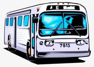 Vector Illustration Of Public Urban Transportation - Bus Clip Art #4004718
