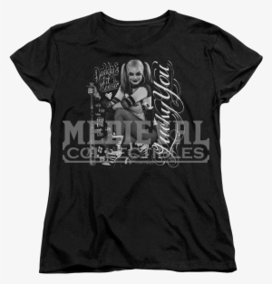 Suicide Squad Harley Lucky Womens T-shirt - Saved By The Bell T Shirt #4005046