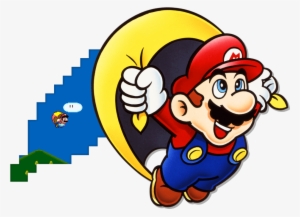 Cape Mario - Super Mario World Png - Free Transparent PNG Download - PNGkey