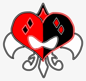 Harleyquinn Harley Quinn Classic Neon Light Red Black - Blank Pizza #4006106