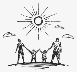 Is Demonstrated By Customers Who Keep Coming Back - Happy Family Sketch #4007115