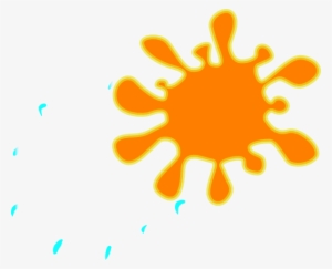 Red Paint Splatter Cartoon #4007238