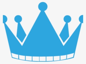 Crown Clipart Teal - Blue Prince Crown Clip Art #4007701
