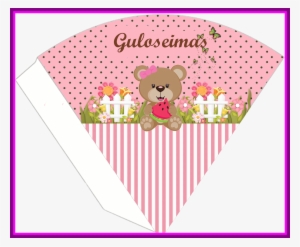 Amazing Cone Para Guloseimas Pequeno Cm Marrom Rosa - Party #4007737