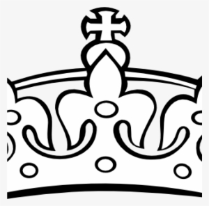 Crown Clipart Black And White Lion Clipart Hatenylo - King Crown Png White #4007778