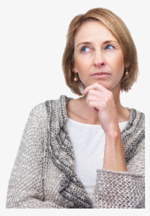 Thinking Woman Png Free Download - Thinking Woman Transparent Background #4007888
