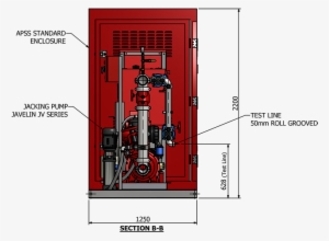 Fire Hydrant Booster Pump Enclosure Front - Fire Hydrant #4007932