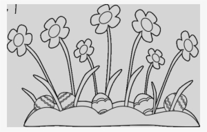 Black And White Transparent Flowers Clipart Png #4008037